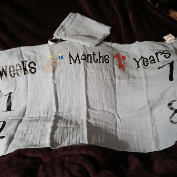 BNWT Baby Growth Chart Blanket - Picture 10 of 10